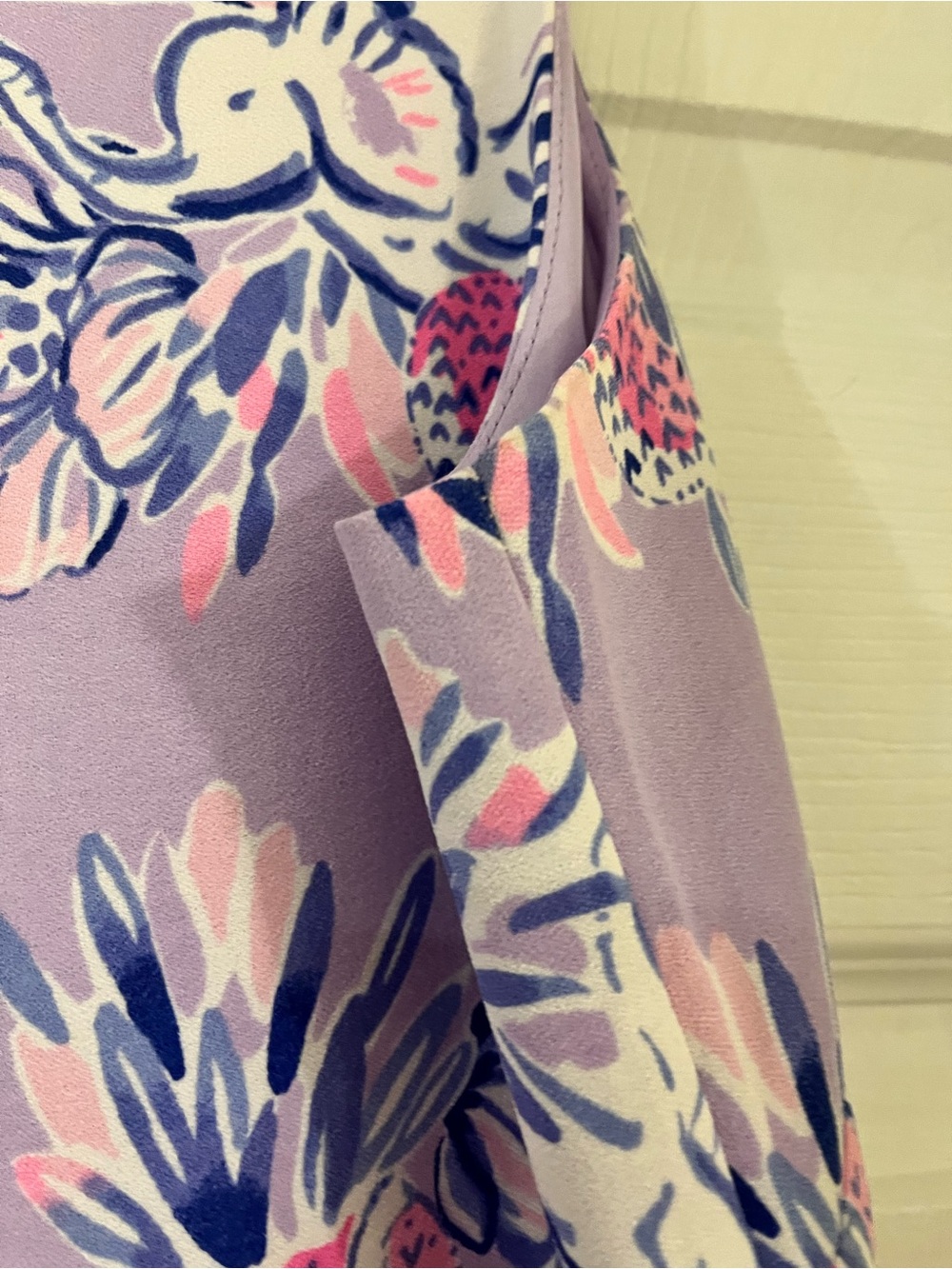 Lilly Pulitzer Size 6 Trunks In The Air Ronnie Shift Romper Light Lilac Elephant - Picture 11 of 11